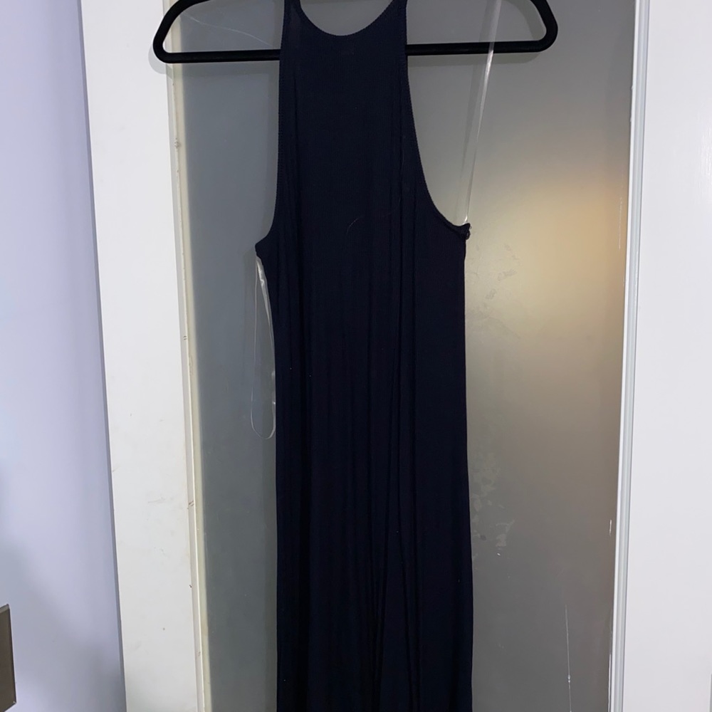 American eagle simple black tank dress, size small